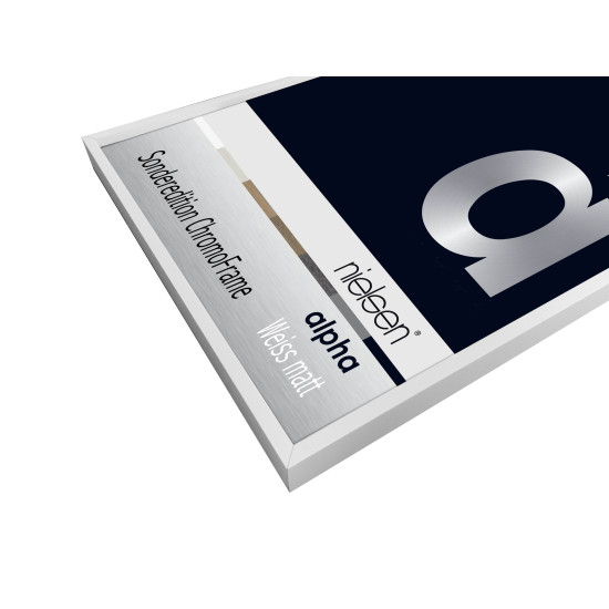 Alpha 29.7x42 cm (DIN A3) / Sonderedition Farbe: Weiss matt