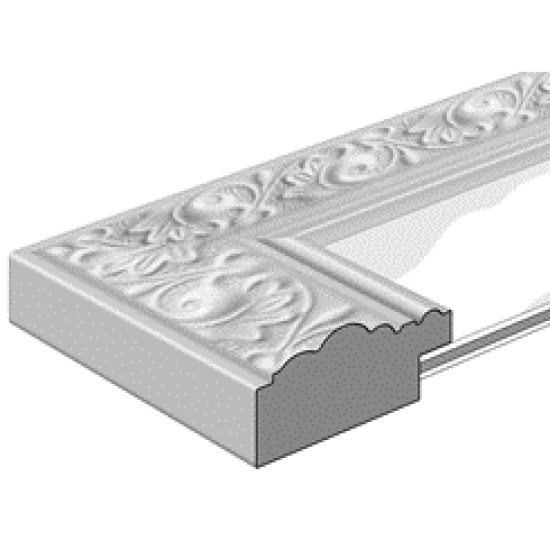 Arabesque 20x30 cm, Gold, Normalglas