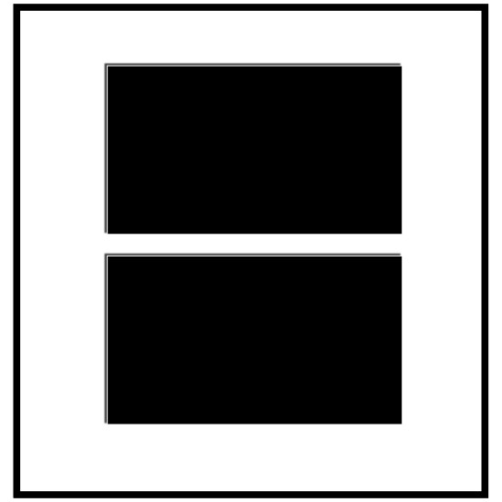 PP-Typ B - MSK 2.6mm 24x30 cm für 2 Fotos 10x15 cm