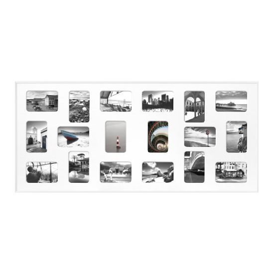Pixel Aluminiumrahmen 49.5x109 cm mit Passepartout