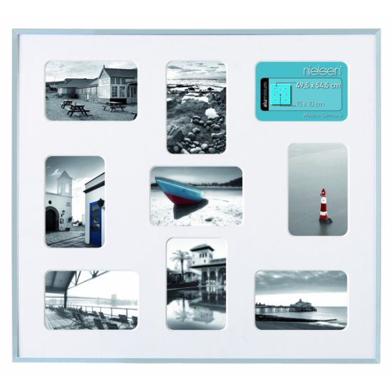 Pixel Aluminiumrahmen 49.5x54.5 cm mit Passepartout