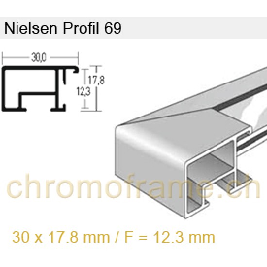 Nielsen Profil 69 Aluminium