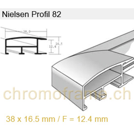 Nielsen Profil 82 Aluminium