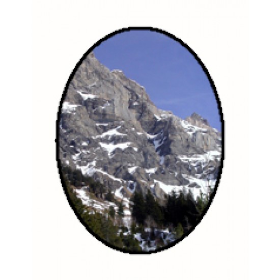 PP White Core 13x18 cm mit Ausschnitt Oval für Foto 9x13 cm