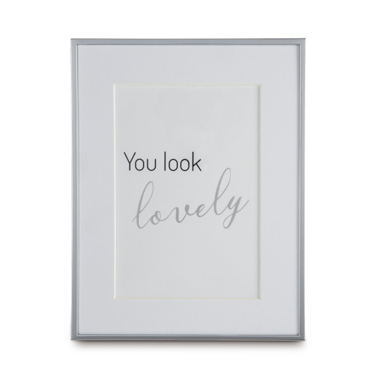 Porträtrahmen "Sassy", Silber glänzend, 10x15 cm