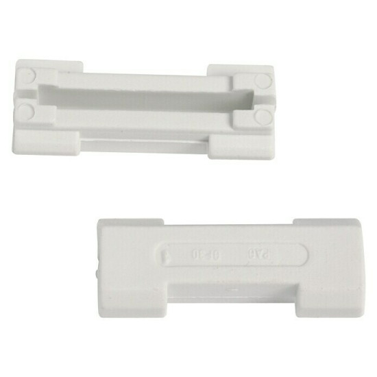 Schienenverbinder weiss