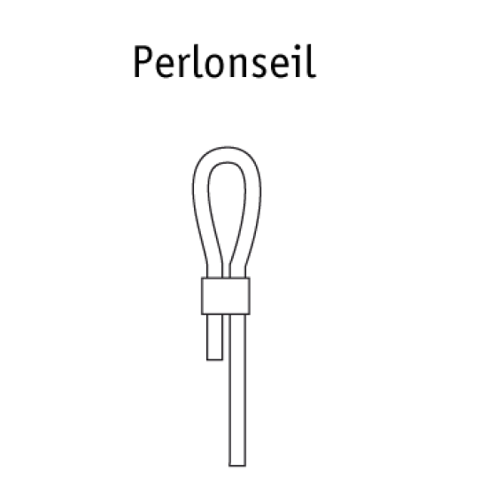 Perlonseil mit Schlaufe