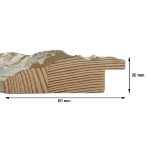 Barock 486 Spiegelrahmen 85x45 cm