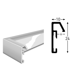 Gallery Junior 25x60 cm mit Passepartout für (4x 10x15)