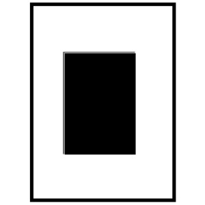 PP-Typ A - MSK 2.6mm 21x29.7 cm für 1 Foto 10x15 cm