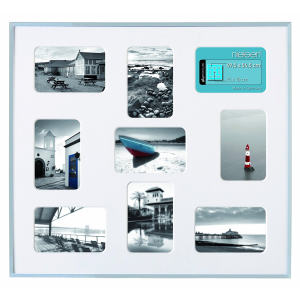 Pixel Aluminiumrahmen 49.5x54.5 cm mit Passepartout