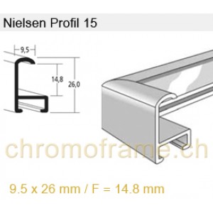 Nielsen Profil 15 Aluminium