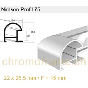 Nielsen Profil 75 Aluminium