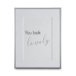 Porträtrahmen "Sassy", Silber glänzend, 10x15 cm