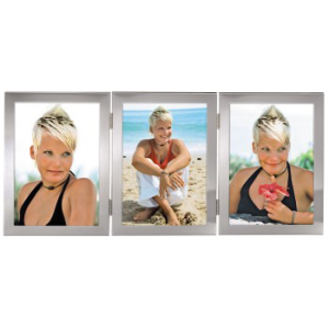 Porträtrahmen "Laval", Silber, 3x 13x18 cm