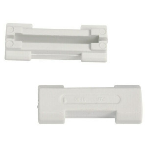 Schienenverbinder weiss