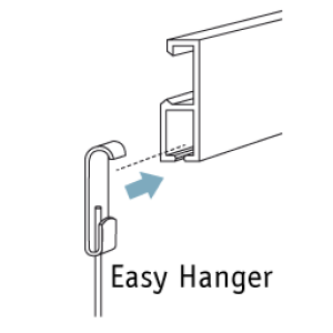 Perlonseil mit Easy Hanger