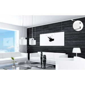 Galerieschiene Economy, Silber matt, 1m