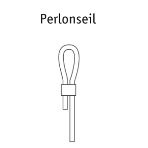 Perlonseil mit Schlaufe