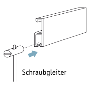 Schraubgleiter