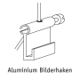 Aluminium Bilderhaken