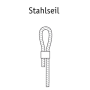 Stahlseil mit Schlaufe