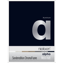 Alpha 50x70 cm / Sonderedition Farbe: Weiss matt