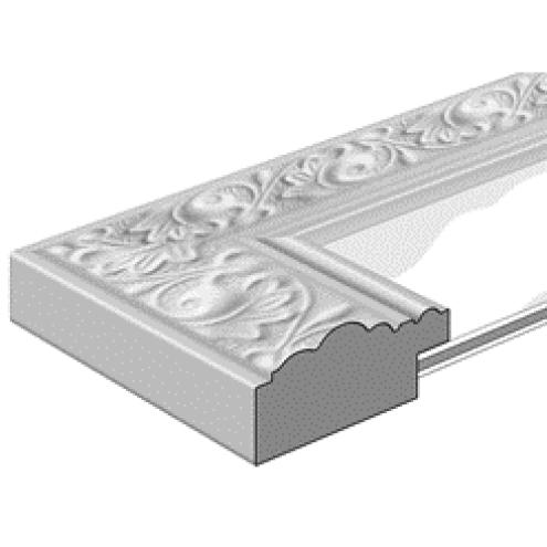 Arabesque 20x30 cm, Gold, Normalglas