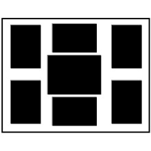 PP-Typ G - MSK 2.6mm 40x50 cm für 6x 10x15 cm / 1x 13x18 cm