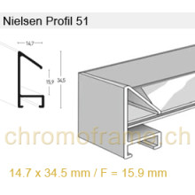 Nielsen Profil 51 Aluminium