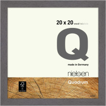 Quadrum 20x20 cm, Grau, Normalglas