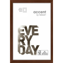 Zoom 10x15 cm, Walnuss, Normalglas