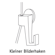 Kleiner Bilderhaken